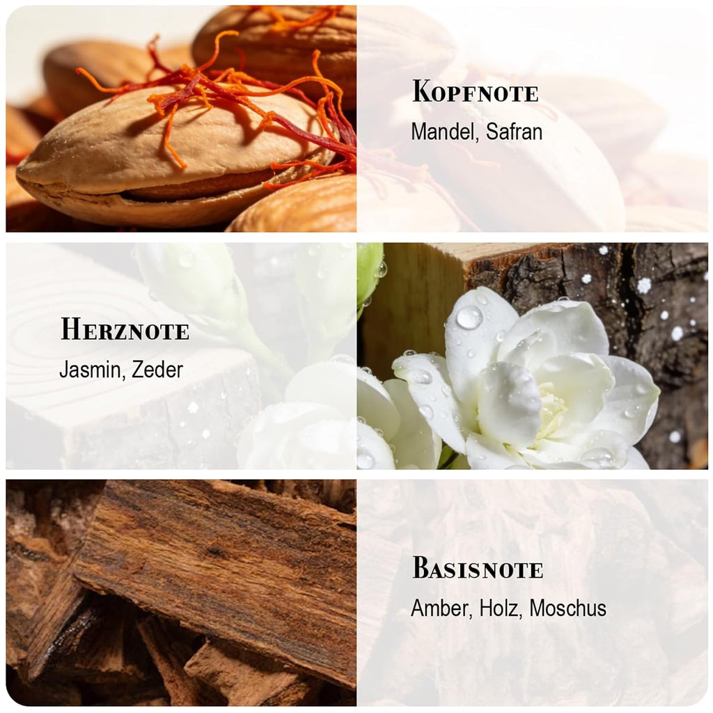 Geschenkset Velvet Moon Sonata & Hayat – Extrait de Parfum 100 ml + Halskette goldfarben