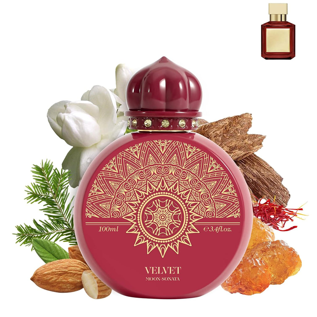Geschenkset Velvet Moon Sonata & Hayat – Extrait de Parfum 100 ml + Halskette goldfarben
