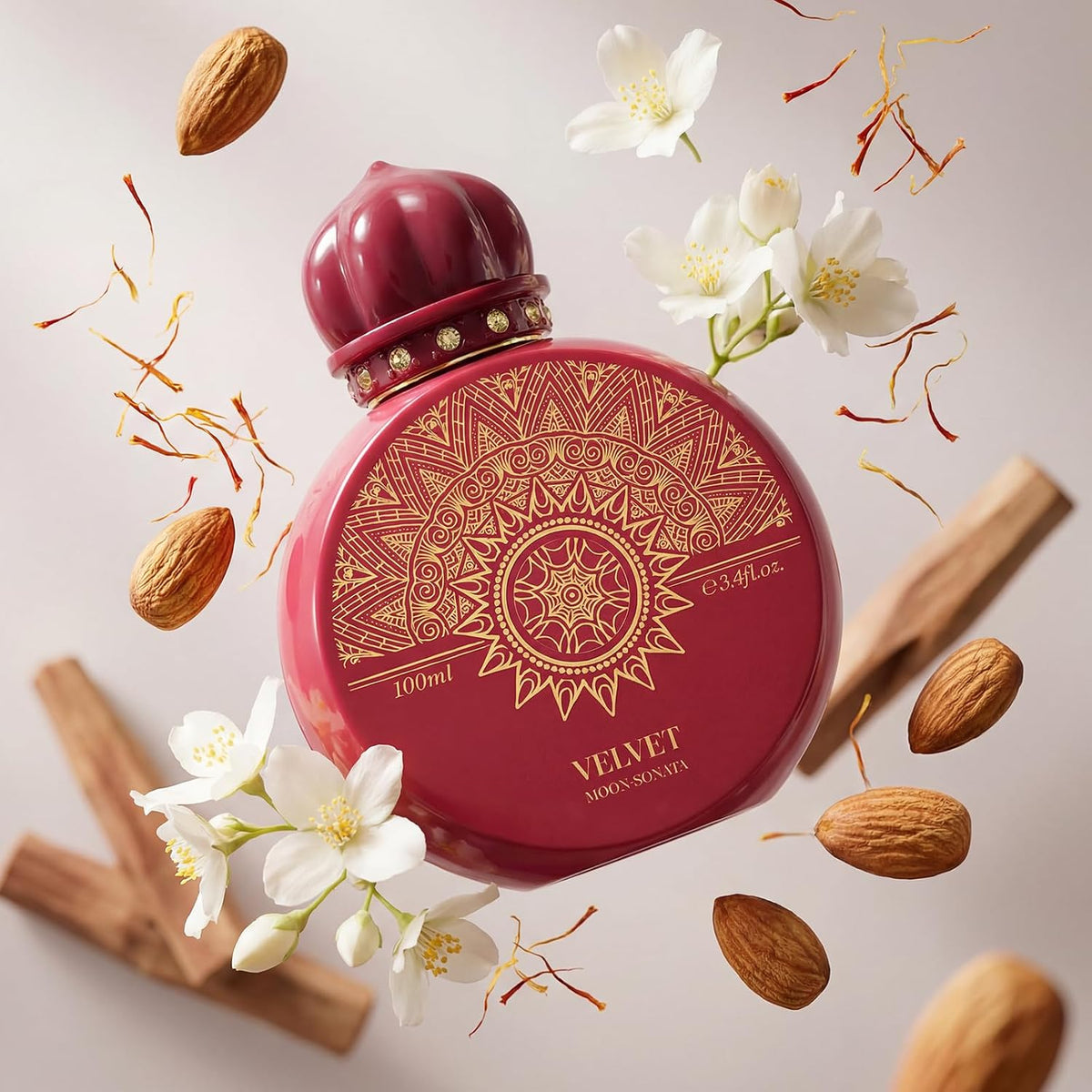 Geschenkset Velvet Moon Sonata & Hayat – Extrait de Parfum 100 ml + Halskette goldfarben